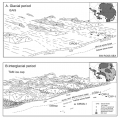 Figure 3.7 - View of the Victoria Land coast off Cape Roberts during Oligocene and early Miocene times.png