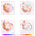 Figure 5.3 - Surface temperature trends for 1960-2000 for winter (JJA) for the MPI ECHAM5 model.png