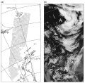 Figure 2.18 - Southern Ocean scatterometer and thermal infrared data acquired on 15 Jan 1995.png